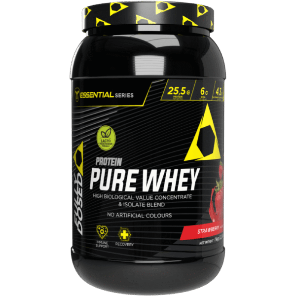 Fully Dosed Pure Whey 1kg PREMIUM GRASS-FED WHEY, GREEN TEA & GARCINIA, GLUTEN-FREE.
