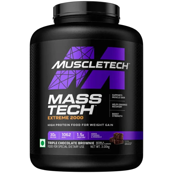 Muscletech Masstech 3kg bulk mass gainer